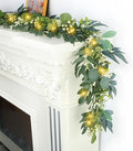 Artgar Eucalyptus Garland with Lights - 6 Ft Greenery Garland Spring/Summer by ArtgarArtificialPlantDecorations