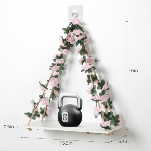 EXIN DECHEN Wall Decor for Bedroom,Floating Shelves,Room Decor Aesthetic - Image 3