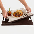 2-in-1 Serving Tray & Placemat | Faux Leather & Reversible by FREEFORM
