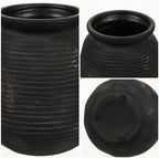 Ceramic Flower Vase Home Decor 7 Inch Rustic Farmhouse Pottery Flower Vase - Image 3