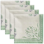 Maison d' Hermine Cloth Napkins Set of 4 Reusable 100% Cotton (20" x 20") by MaisondHermine