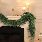 4 Pack Christmas Norfolk Pine Garlands 9FT, Real Touch Greenery - Image 2