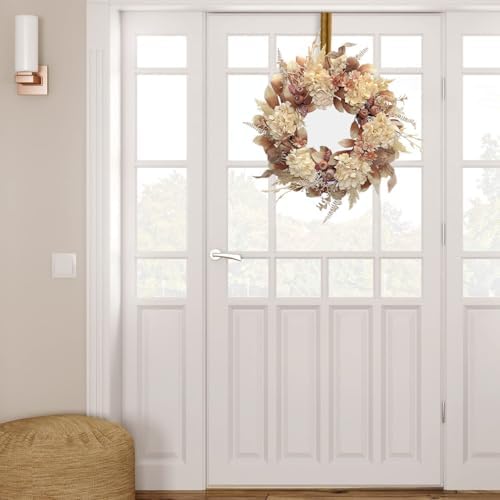 18 Inch Lush Fall Wreath for Front Door - Image 3