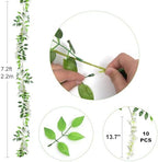 Findosom 15Pcs Total 108FT Wisteria Artificial Flowers Garland for Decor - Image 2