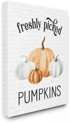 Stupell Industries Freshly Picked Pumpkins, 30 x 40 Inch Canvas Wall Art by StupellIndustries