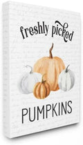 Stupell Industries Freshly Picked Pumpkins, 16 x 20 Inch Canvas Wall Art by StupellIndustries
