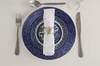 Lightnpro Handmade Beaded Placemats Set of 4 – 13 Inch Round Navy Charger Mats | Handcrafted Artisan Table Accessories, Elegant Decorative Dining Table Décor for Weddings, Holidays & Parties - Image 4