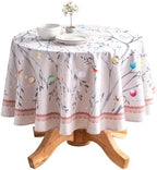 Maison d' Hermine Table Cloth Round Table Reusable 100% Cotton 69" Diameter by MaisondHermine