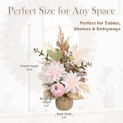 Briful Fall Thanksgiving Table Decorations, Autumn Centerpiece for Table - Image 5