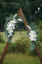 Artificial Wedding Arch Flowers Kit(Pack of 2) for Wedding Arch, Bridal Shower, Ceremony and Reception Backdrop Decoration (Cream & Champagne) - Image 2