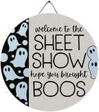Classroom welcome sign Teacher door sign Gift for Teacher (Hope you like boos, 22" Width) by Unknown