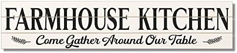 Highland Home Farmhouse Kitchen Horizontal Wood Entryway Sign by CounterArt