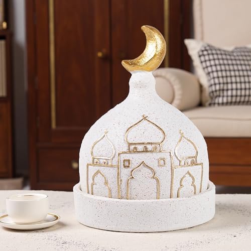 Ramadan Resin Statue Ornament, Handmade Lightweight Durable Indoor Home Decor for Living Room Bedroom Office Ramadan Festive Decoration Detailed Craftsmanship Holiday Decoration Statues - Image 5