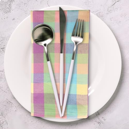 Urban Villa Cloth Napkins Cotton 20x20 (Set of 12) Lagyp - Image 6