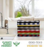 Urban Villa Cloth Napkins Cotton 12x12 (Set of 12) Multi - Image 3