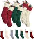 Mr. Pen- Cable Knit Christmas Stockings, 18 Inch, 6 Pack by MrPen