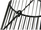 LUGBAR Black Metal Wire Candleholder Lantern, Medium, 12 Inch - Image 2