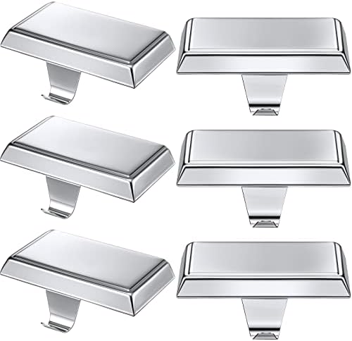 Zhengmy 6 Pcs Silver Christmas Stocking Hangers for Mantel Stocking Holders by Zhengmy