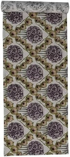 Creative Co-Op Cotton and Linen Printed Table Runner with Flower Pattern, Multicolor - Image 3