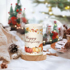 ALAZA Pumpkin Happy Thanksgiving Flickering Flameless Candles Battery Operated with Remote Timer,Tea Light Candles LED Pillar Votive Candles Set of 2 for Outdoor Indoor Decorations - Image 5