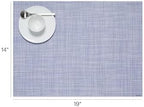 Chilewich Mini Basketweave Placemats, Woven Rectangle Placemats Set of 4 - Image 2