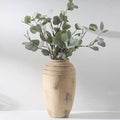Large Ceramic Rustic Vase,12.87 Inch Tall Vintage Vase for Home Decor by Letsupgradeyourhome