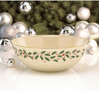 Lenox Holiday Porcelain Christmas Serving Bowl, 72oz - Image 4