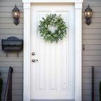 26 Inch Eucalyptus Wreath Spring Summer Wreaths for Front Door, Artificial Large All Seasons Wreaths with for Farmhouse Porch Wall Living Room Home Wedding Decor - Image 2