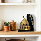 iwa concept Ramadan Kareem Table Decor, Islamic Mosque Statue with Acrylic Design, Freestanding Modern Islamic Home Decoration for Ramadan and Eid - Image 5