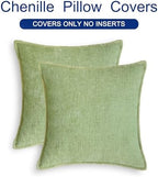 CaliTime Decorative Couch Throw Pillow Covers 26 X 26 Inches Sage Green - Image 6