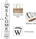 Farmhouse Welcome Sign for Front Door Standing 47" - Image 5