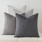 a moment Waterproof Throw Pillow Covers Set of 4,18x18 Inch Outdoor Stain Resistant Pet Friendly Pillowcases Cushion Covers for Patio Sofa and Living Room,Urban Cozy by amoment