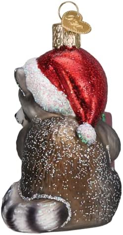Old World Christmas Christmas Bandit Raccoon Glass Blown Ornament for Christmas Tree - Image 2