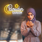 Ramadan Kareem Neon Sign, 15.7x 8.3 Inch Moon Star Led Lights USB Powered Ramadan Mubarak Neon Light for Islamic Muslim Home Windows Bedroom Party Eid Mubarak Ramadan Decoration Gifts - Image 7