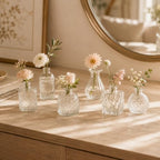 42 Pcs Glass Bud Vases in Bulk, Small Vases for Flowers, Mini Bud Vase Set, Flower Vases for Centerpieces Table Decorations, Wedding, Baby Shower, Home Decor (Clear, 42 PCS) - Image 7