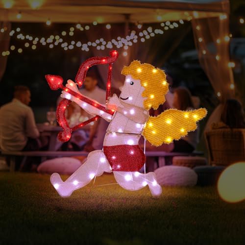 Valentines Day Decorations Outdoor, Cupid Garden Valentine's Day, Romantic Cupid Decoration for Valentine Lawn Farmhouse Outdoor Decor - Image 2