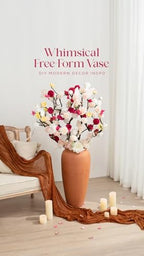 Ling's moment Fake Flowers Box, Faux Artificial Greenery Stems Foam Dahlia Gardenia Roses Silk Hydrangea Ranunculus Fabic Flower for Centerpieces Bouquet Wedding Vase, Hot Pink & Blush, Deluxe Combo - Image 4