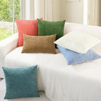 CaliTime Decorative Couch Throw Pillow Covers 26 X 26 Inches Forest Green - Image 4