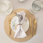 Kochorie 100 Pieces Burlap Placemats 11.8 Inch Round - Image 6