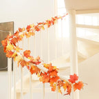Joyhalo 6 Pack Fall Garland with Orange Leaves - Image 6