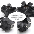 Ceramic Vase - Set of 2 for Home Decor,Black Flower Shape Pampas Vases Minimalist Nordic Boho Style for Modern Farmhouse Decor, Living Room、 Kitchen、Mantle、Bedroom、Dining Table、Office - Image 5