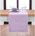 Solino Home Cotton Linen Table Runner Lavender Woven, 14 x 108 in by SolinoHome