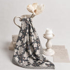 100% Cotton Printed Cloth Napkins Set of 6, 18x18 Inch Reusable Dinner Napkins, Soft Washable Floral Table Napkins for Dining, Parties & Hosting - Lotus Vine - Image 7
