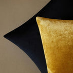 JUSPURBET 28x28 Euro Velvet Throw Pillow Covers Set of 2,Golden - Image 6