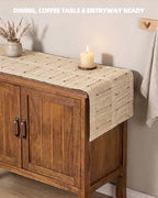 Table Runner, 13.8" × 72", 100% Natural Ramie, Handwoven - Image 4