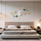 Tandefio 3 Pcs Metal Decorative Wall Mirrors for Living Room Metal Ginkgo Leaf Mirror Modern Creative Wall Decor Art Hanging Decor Mirror for Entrance Bedroom Living Room(Vintage Gold,16.inches) - Image 6
