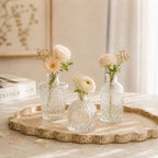 42 Pcs Glass Bud Vases in Bulk, Small Vases for Flowers, Mini Bud Vase Set, Flower Vases for Centerpieces Table Decorations, Wedding, Baby Shower, Home Decor (Clear, 42 PCS) - Image 3