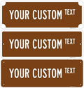 Custom Street Sign, Personalized Novelty Road, Blue Background, Christmas by SigoSigns
