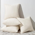 Topfinel Decorative 20x20 inch Throw Pillow Covers Cushion Cases, Set of 4 Soft Velvet Modern Double-Sided Designs, Mix and Match for Home Decor, Pillow Inserts Not Included by Topfinel