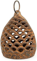 Sungmor Cast Iron Pinecone Candle Holder - Decorative Tealight Lantern by Sungmor